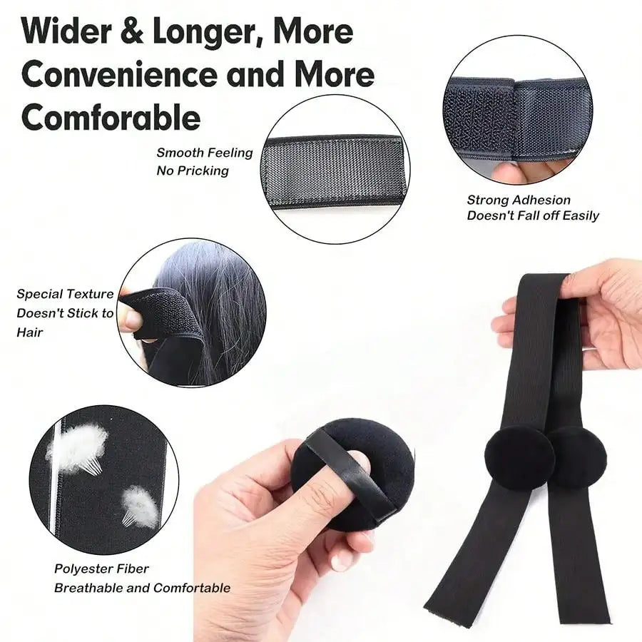 1Pc Edge Melt Band With Ear Protector Hair Band