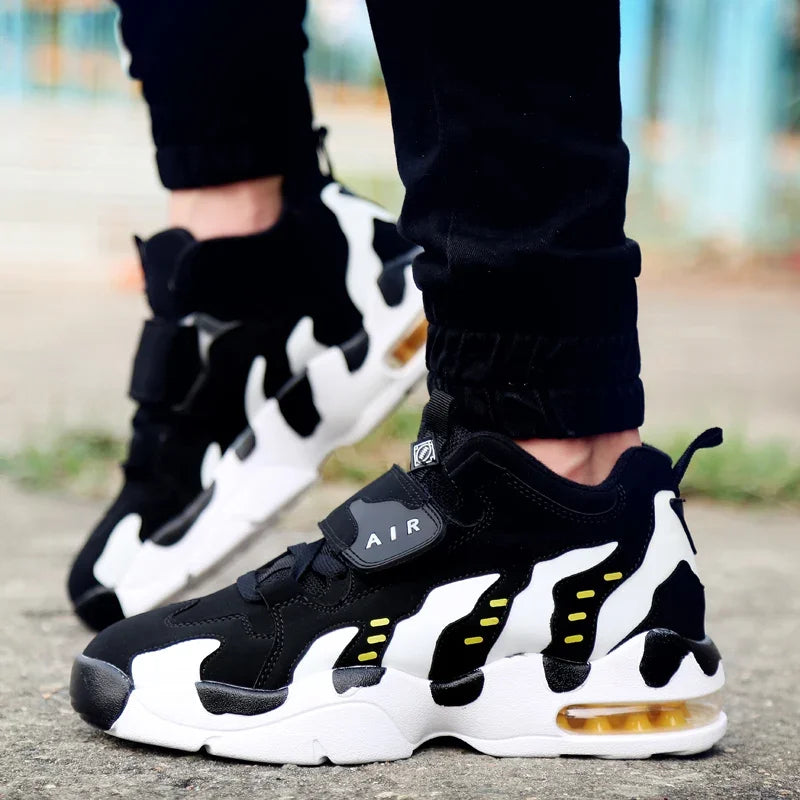 Sport Running Sneakers for Men. Air Cushion Jogging Shoe. Breathable Sneakers for Men.
