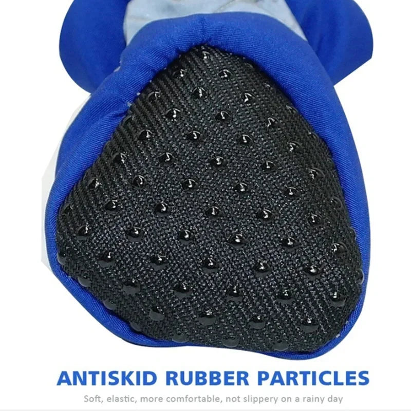 4pcs/set Waterproof Pet Dog Shoes.