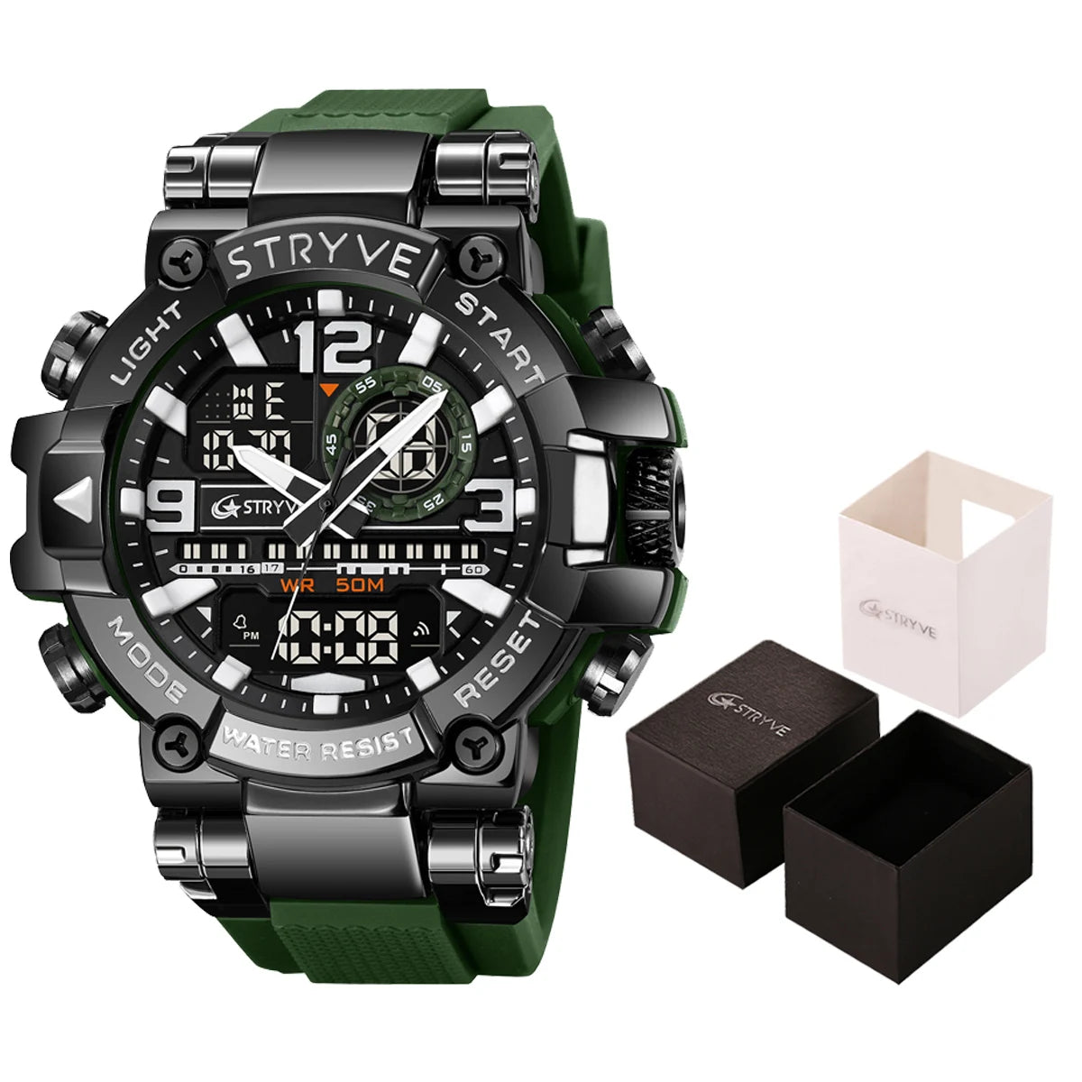 STRYVE Watch for Men's Digital-Analog Dual Movement.
