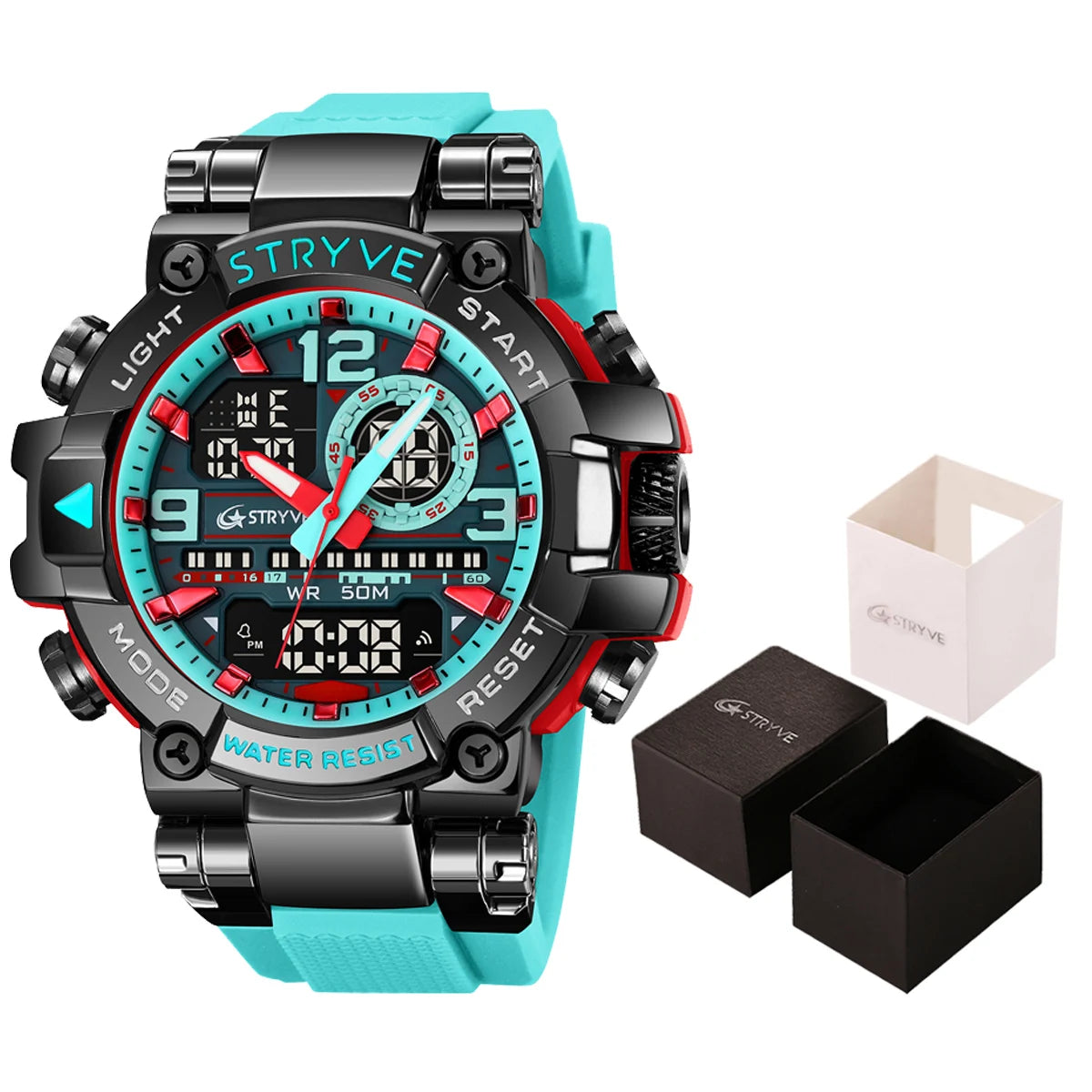 STRYVE Watch for Men's Digital-Analog Dual Movement.