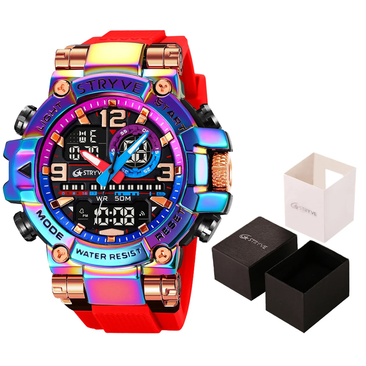 STRYVE Watch for Men's Digital-Analog Dual Movement.