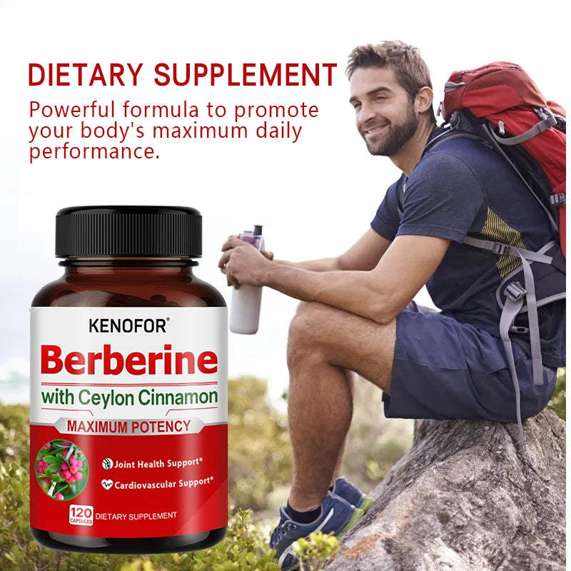 Berberine and Ceylon Cinnamon - Supports joints and cardiovascular system.