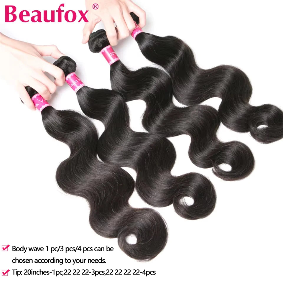 Natural /Jet Black Body Wave Human Hair bundles.