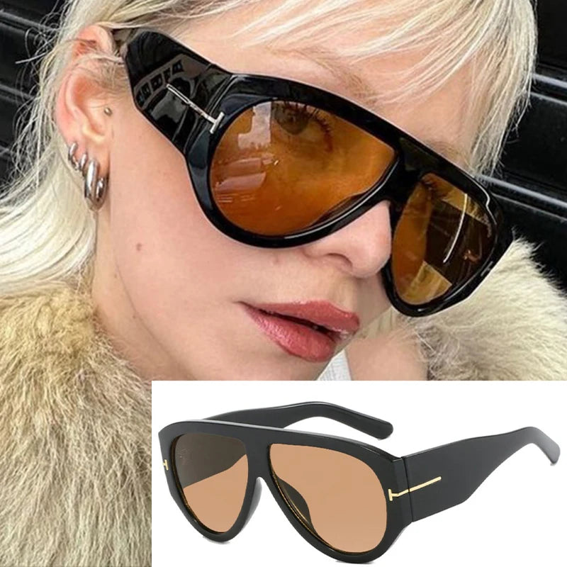 Trend Oversized Pilot Sunglasses.