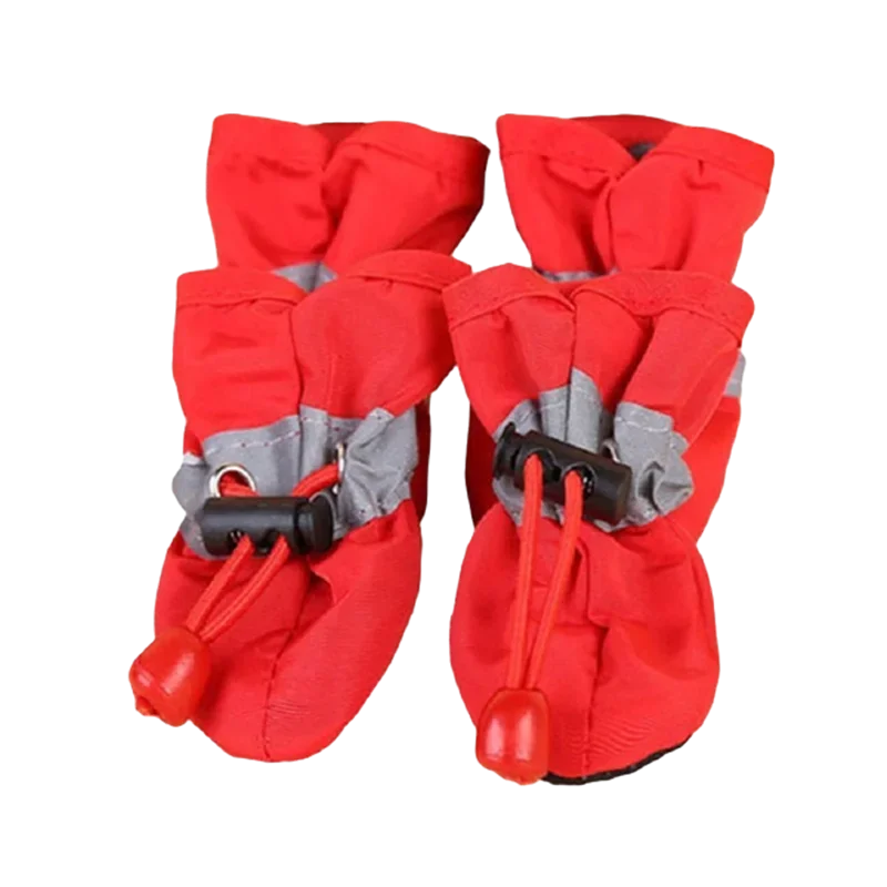 4pcs/set Waterproof Pet Dog Shoes.