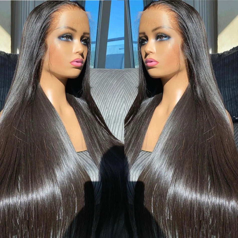 Bone Straight 13x4 Transparent HD 180 Density Brazilian Hair. - BLAKESTORE-NG