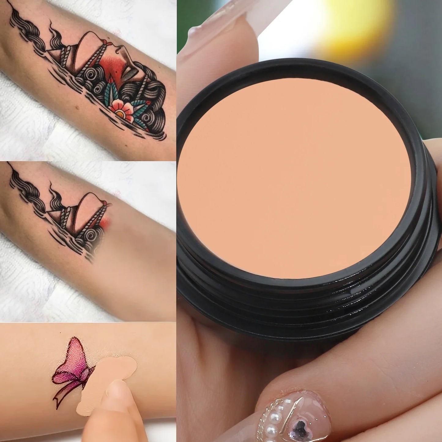 Waterproof Concealer for Tattoos and Scars.