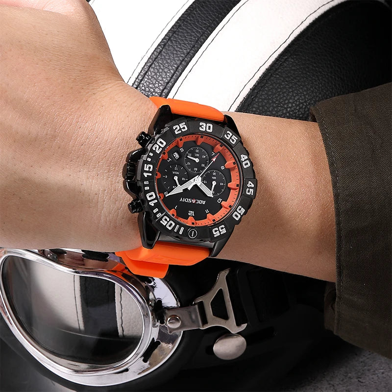 Luxury Men Clock Sport Watch.