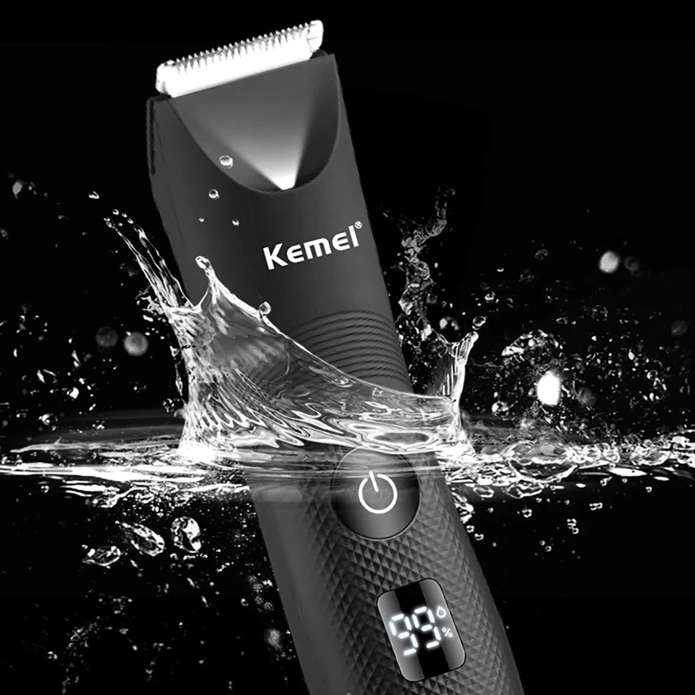 Kemei Electric Groin Ball Hair Trimmer.