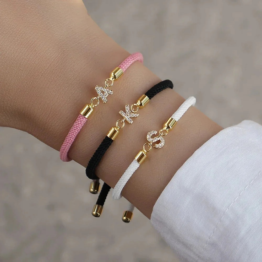 Adjustable Rope Bracelet For Women Jewelry, A-Z Collections. - BLAKESTORE-NG
