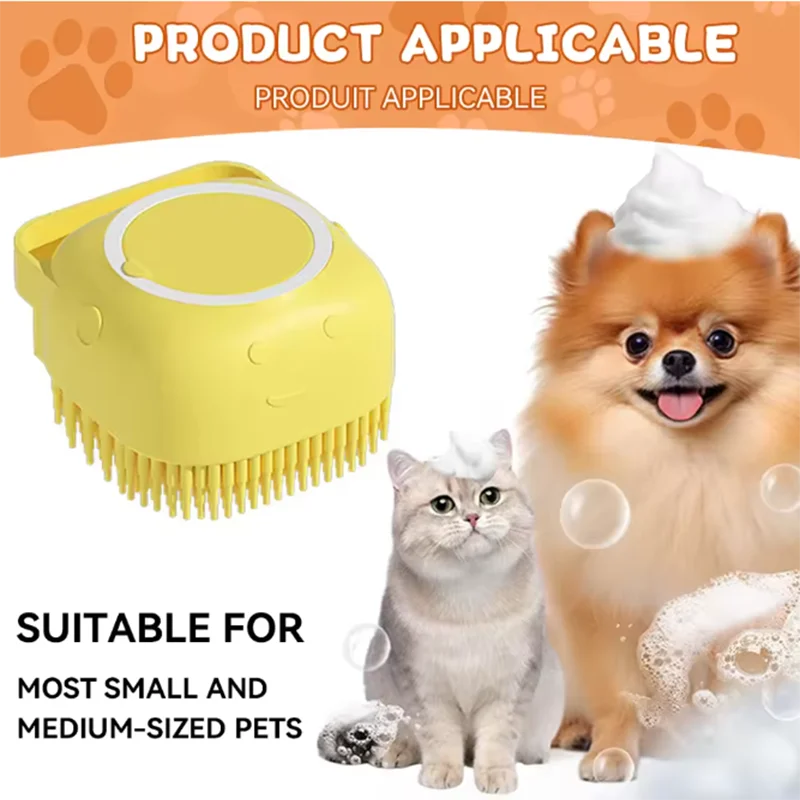 Bath Massage Brush for Dog and Cat.