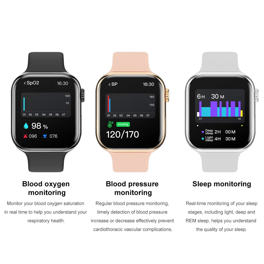 Smart Watch Always on Display GPS Sport Watches for Apple and Android Phones - BLAKESTORE-NG