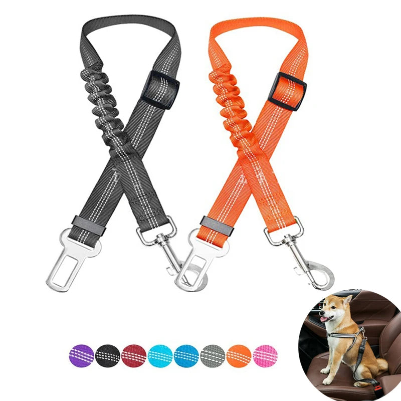 Elastic Dog Car Seat Belt.