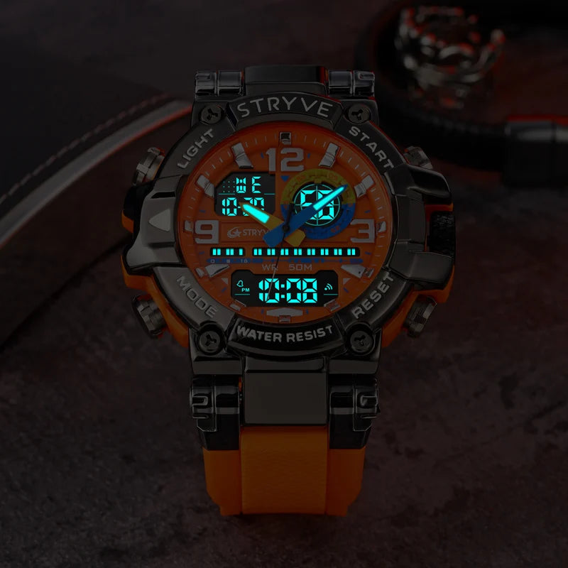 STRYVE Watch for Men's Digital-Analog Dual Movement.
