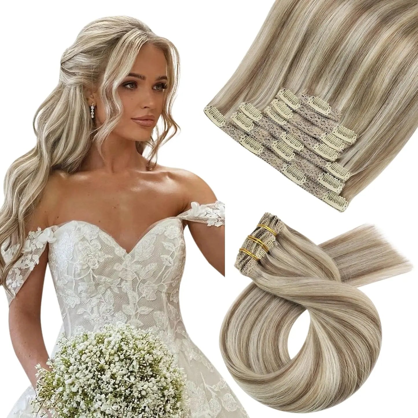 Moresoo Clip-in Hair Extensions.