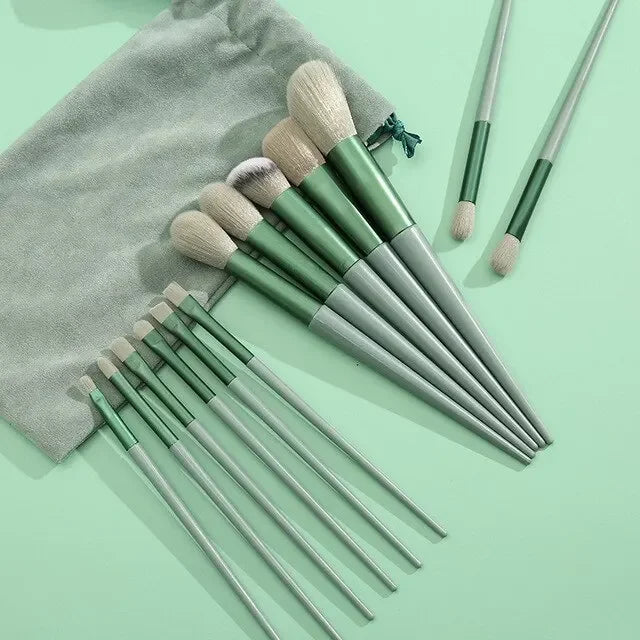 13 PCS Makeup Brushes Set for Women - BLAKESTORE-NG