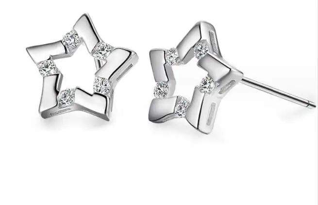 High Quality Silver Stud Earrings 925 For Women - BLAKESTORE-NG