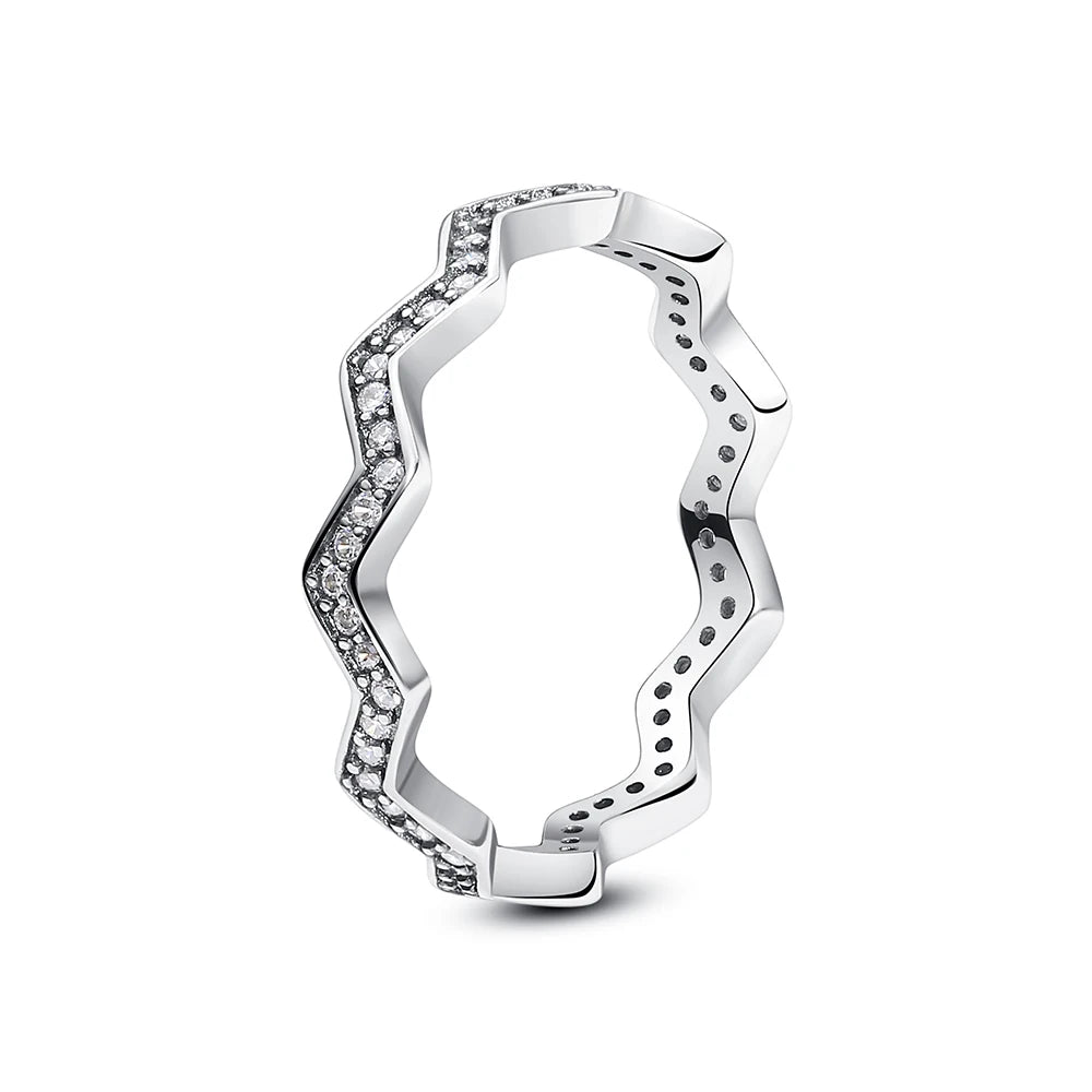 Love heart 925 Sterling Silver Rings For Women - BLAKESTORE-NG