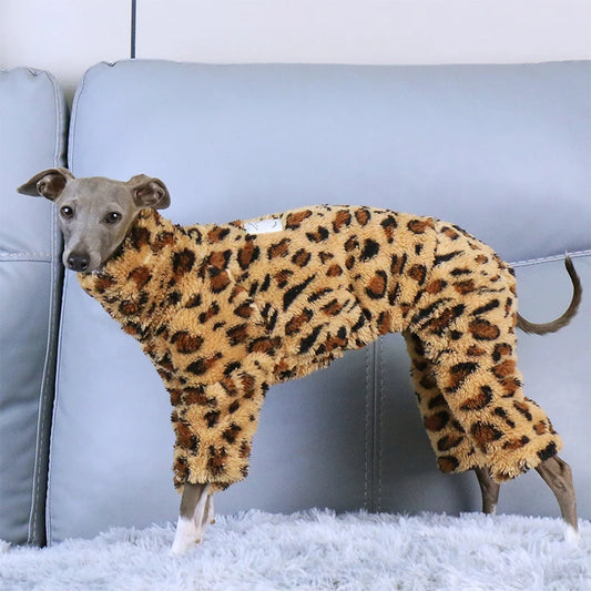 italian greyhound plush fleece coat autumn winter