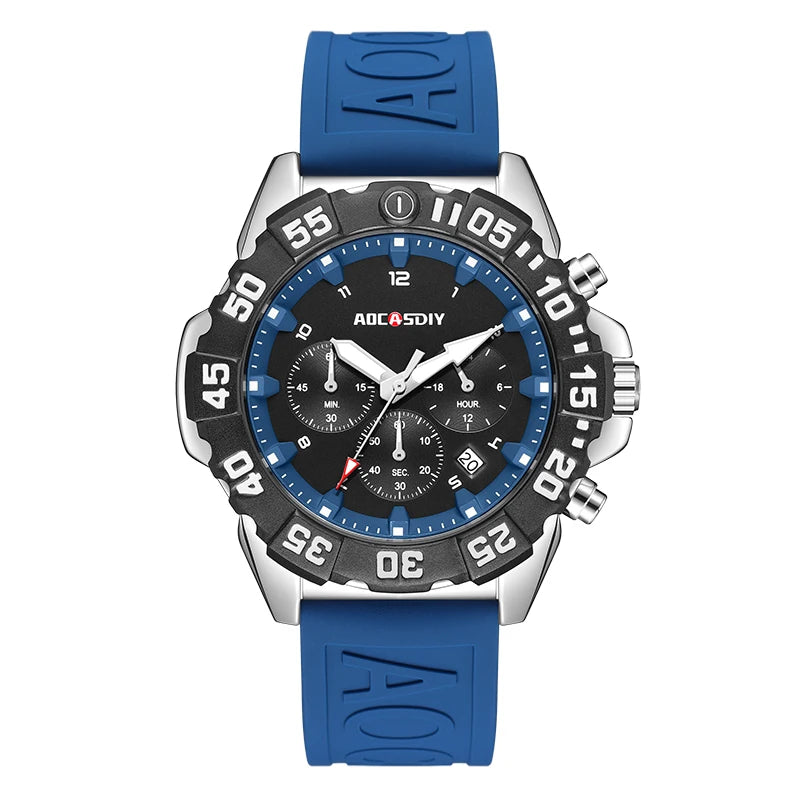 Luxury Men Clock Sport Watch.