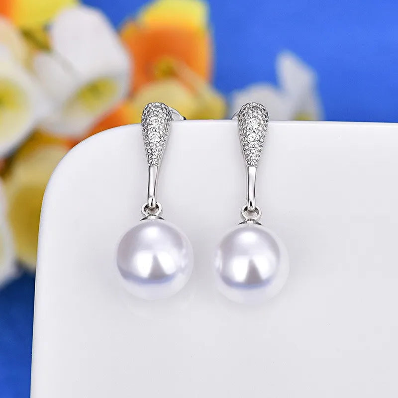 High Quality Silver Stud Earrings 925 For Women - BLAKESTORE-NG