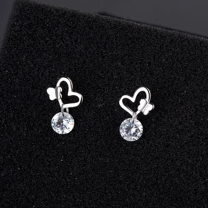 High Quality Silver Stud Earrings 925 For Women - BLAKESTORE-NG