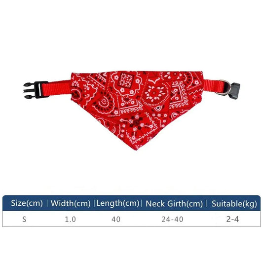 BLAKESTORE-NG Cat scarve Adjustable Pet Bandana Collar – Triangle Necktie Bib for Dogs & Cats