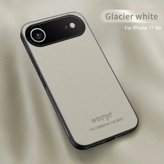 Leather Matte Soft Frame Case for Iphone 17. - BLAKESTORE-NG