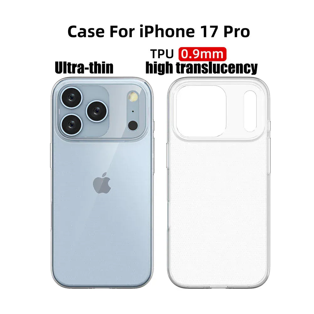 Ultra thin 0.9mm Phone case For iphone 17. - BLAKESTORE-NG