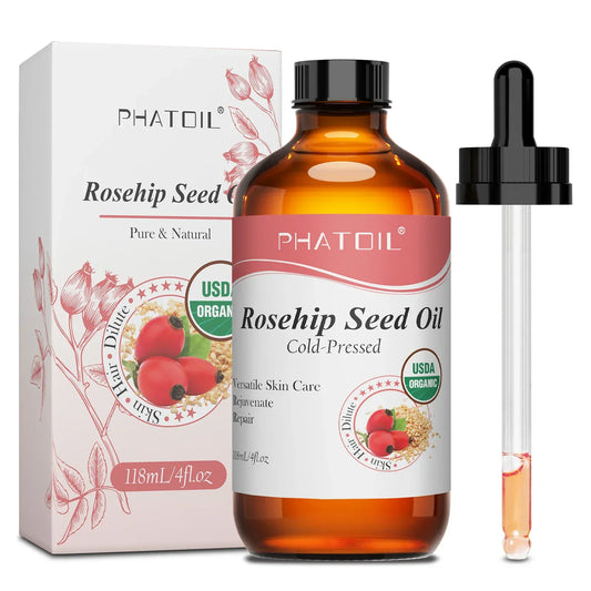BLAKESTORE-NG Organic Face Oil Rosehip Seed Oil / 118ml Cold Pressed Organic Castor Oil for Face
