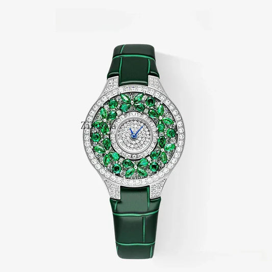 BLAKESTORE-NG Watches green Color Butterfly Ladies Watch | Waterproof Quartz Fashion Wristwatch