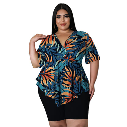Bohemia Printed Sexy Outfit Plus Size - BLAKESTORE-NG