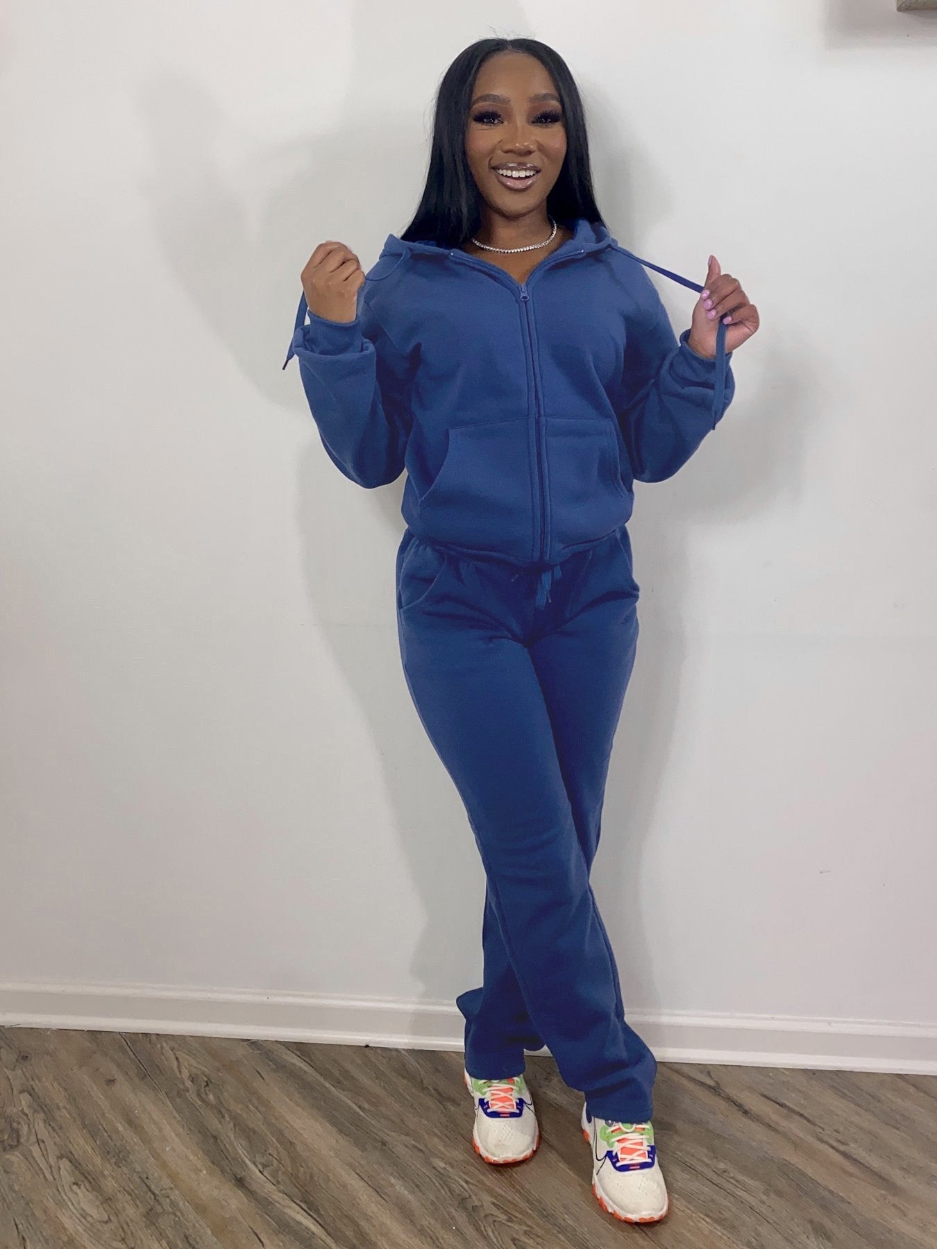 Women 2 Piece Sweatsuit Outfit - BLAKESTORE-NG