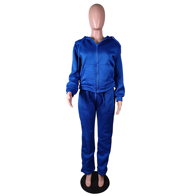 Women 2 Piece Sweatsuit Outfit - BLAKESTORE-NG