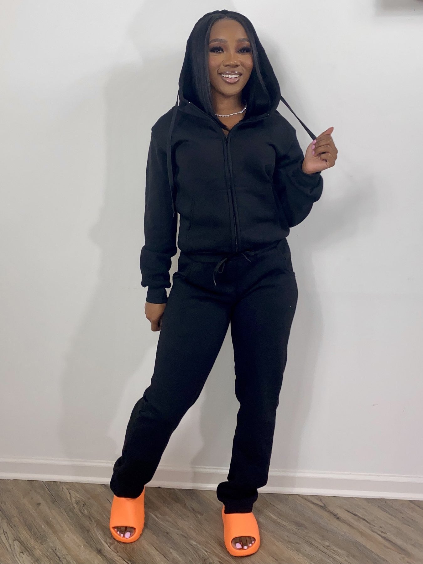 Women 2 Piece Sweatsuit Outfit - BLAKESTORE-NG