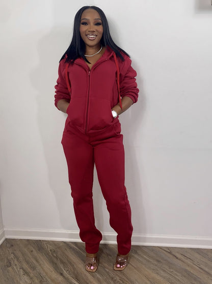 Women 2 Piece Sweatsuit Outfit - BLAKESTORE-NG