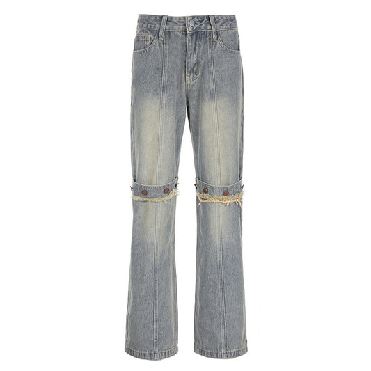 Y2k Baggy  Streetwear Denim Pants - BLAKESTORE-NG