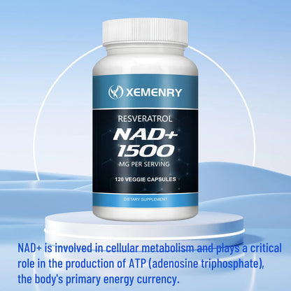 NAD+Supplements - with Resveratrol - Natural Energy Supplement. - BLAKESTORE-NG