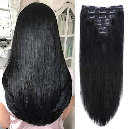 Unprocessed Full Head Brazilian Virgin Hair Extension.