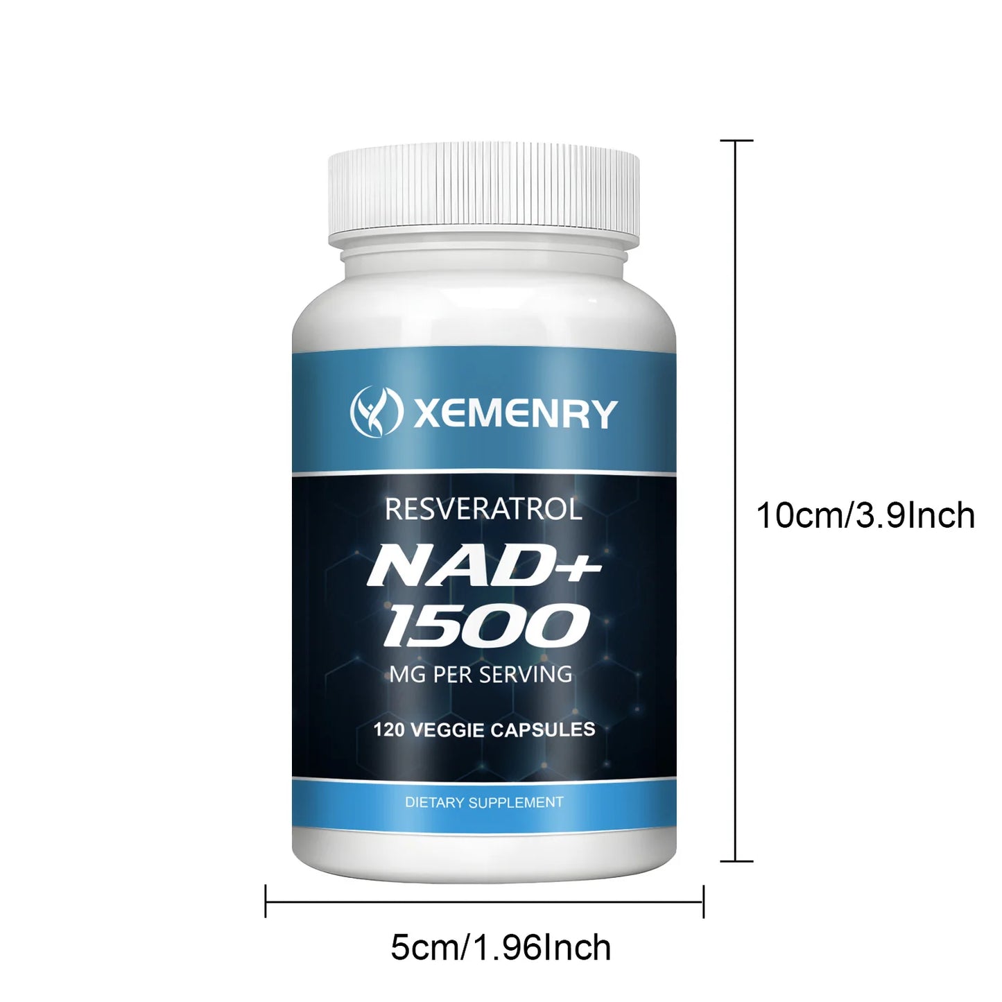 NAD+Supplements - with Resveratrol - Natural Energy Supplement. - BLAKESTORE-NG