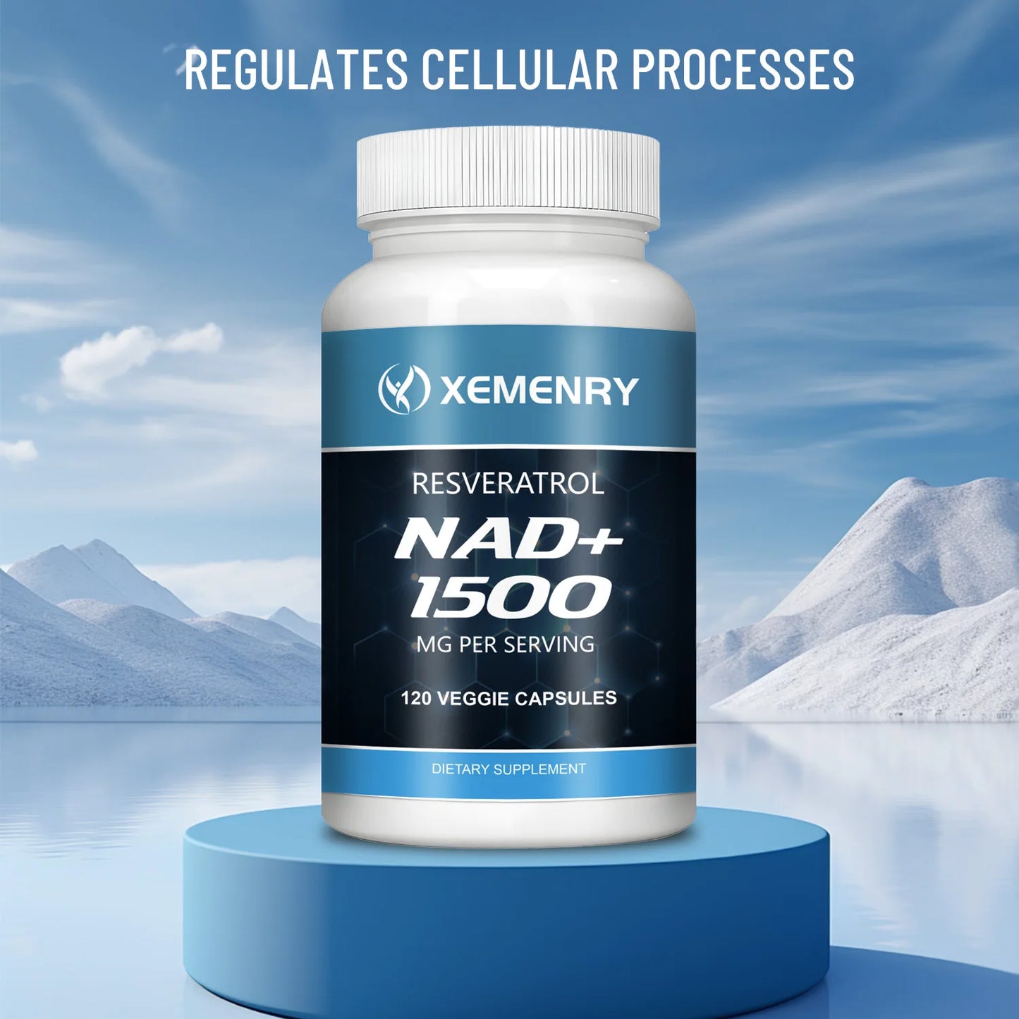 NAD+Supplements - with Resveratrol - Natural Energy Supplement. - BLAKESTORE-NG
