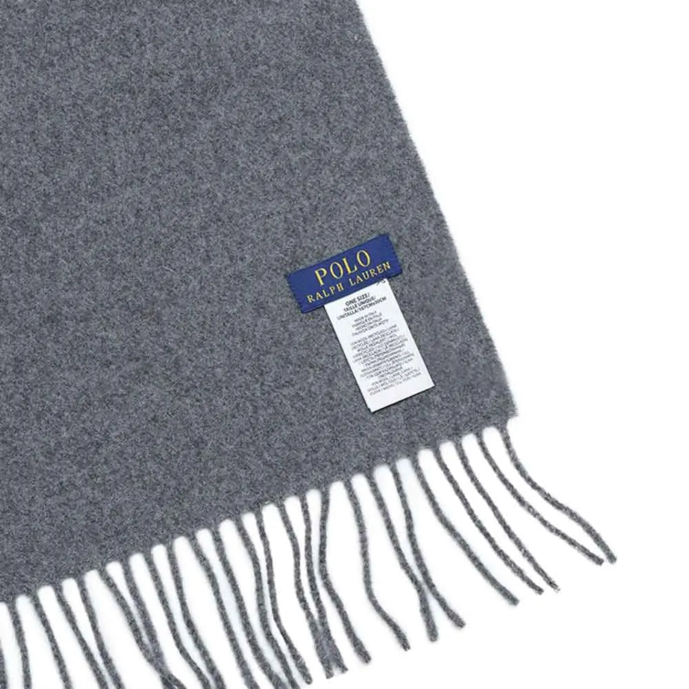POLO RALPH LAUREN recycled wool muffler/PC0476-021 grey
