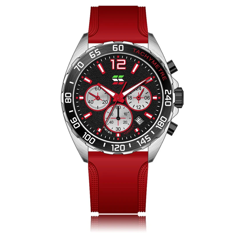 Green Blue Men Watches Sport Chronograph Wrist Watch. - BLAKESTORE-NG