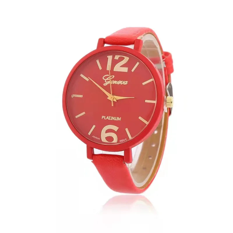 Luxury Women Quartz Watch with Silica Gel Strap. - BLAKESTORE-NG