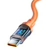 2M Transparent Glowing Type-C Data Cable.
