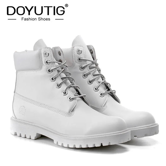 Cow Leather Outdoor Unisex Boots. Casual Boots. Breathable Military Boots.
