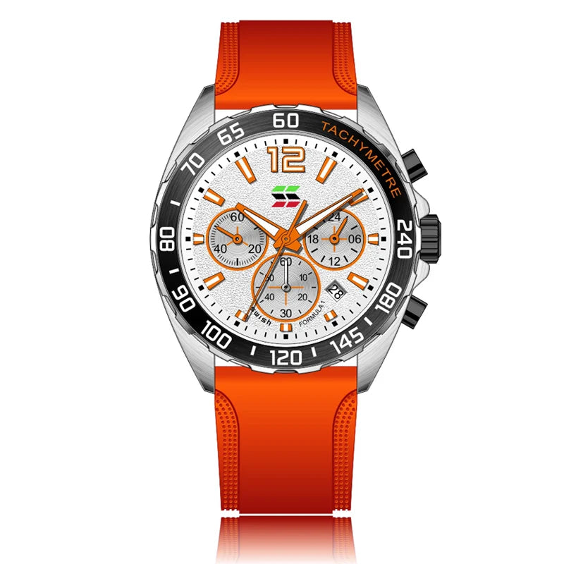 Green Blue Men Watches Sport Chronograph Wrist Watch. - BLAKESTORE-NG