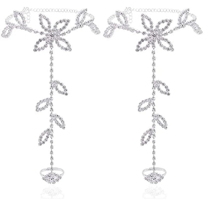 Rhinestone Anklet Jewelry for Women.