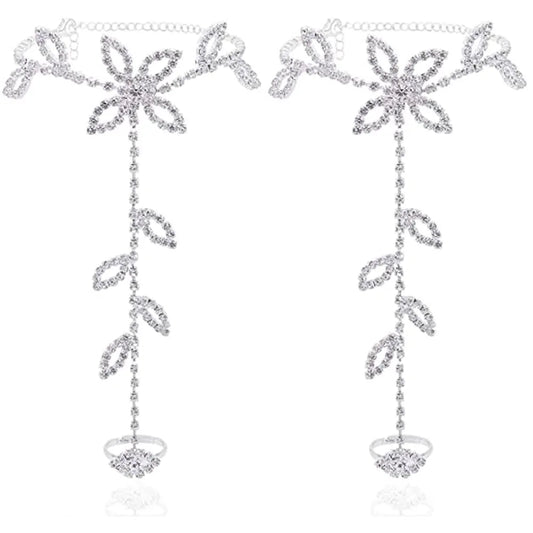 Rhinestone Anklet Jewelry for Women.